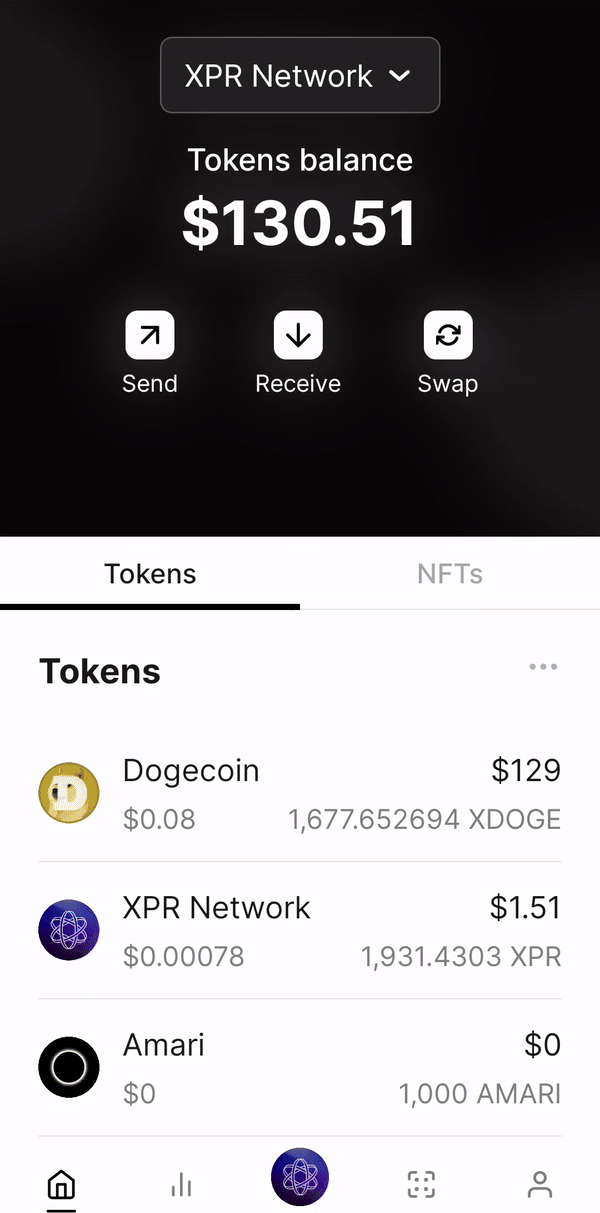 How do I claim staking rewards in the WebAuth Wallet?.gif