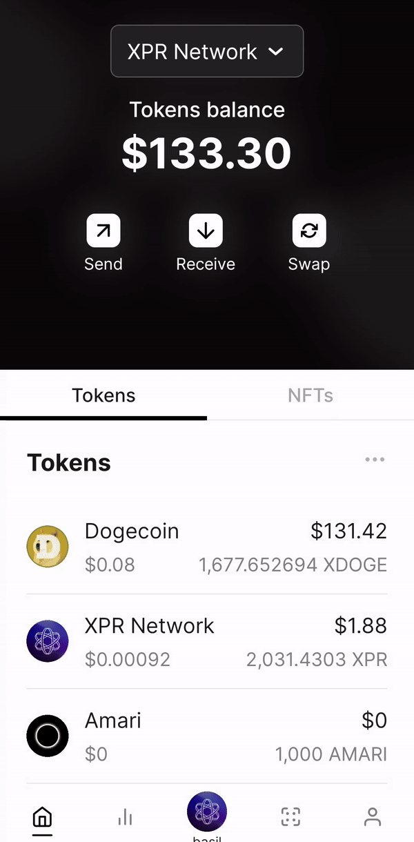 How do I unstake XPR in the WebAuth Wallet?.gif