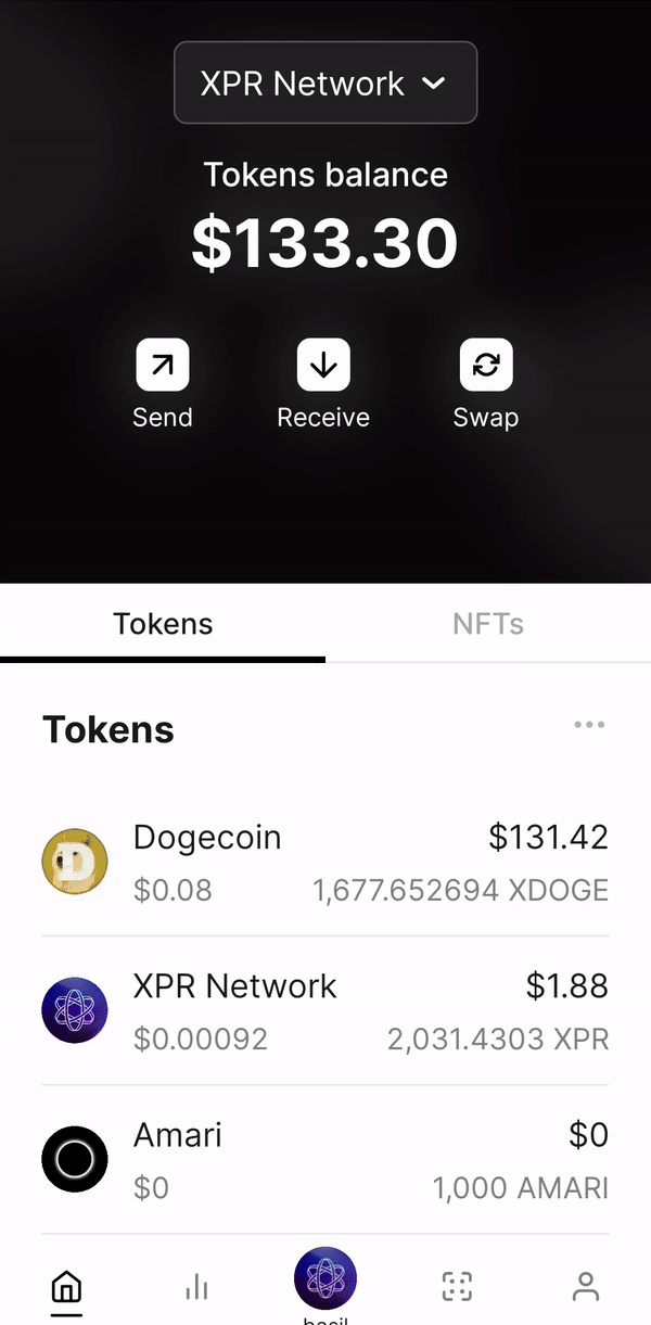 How do I stake XPR in the WebAuth Wallet?.gif